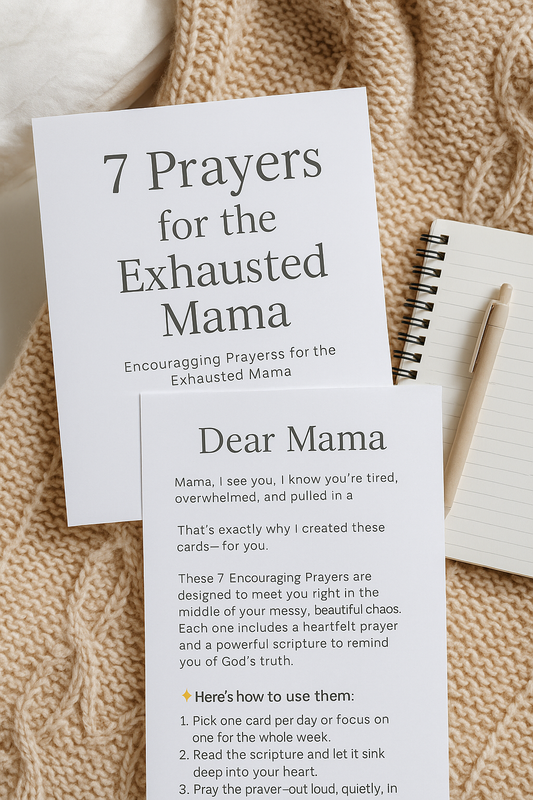 Encouragement Bundle – Mug + Printable Prayers for Exhausted Mamas